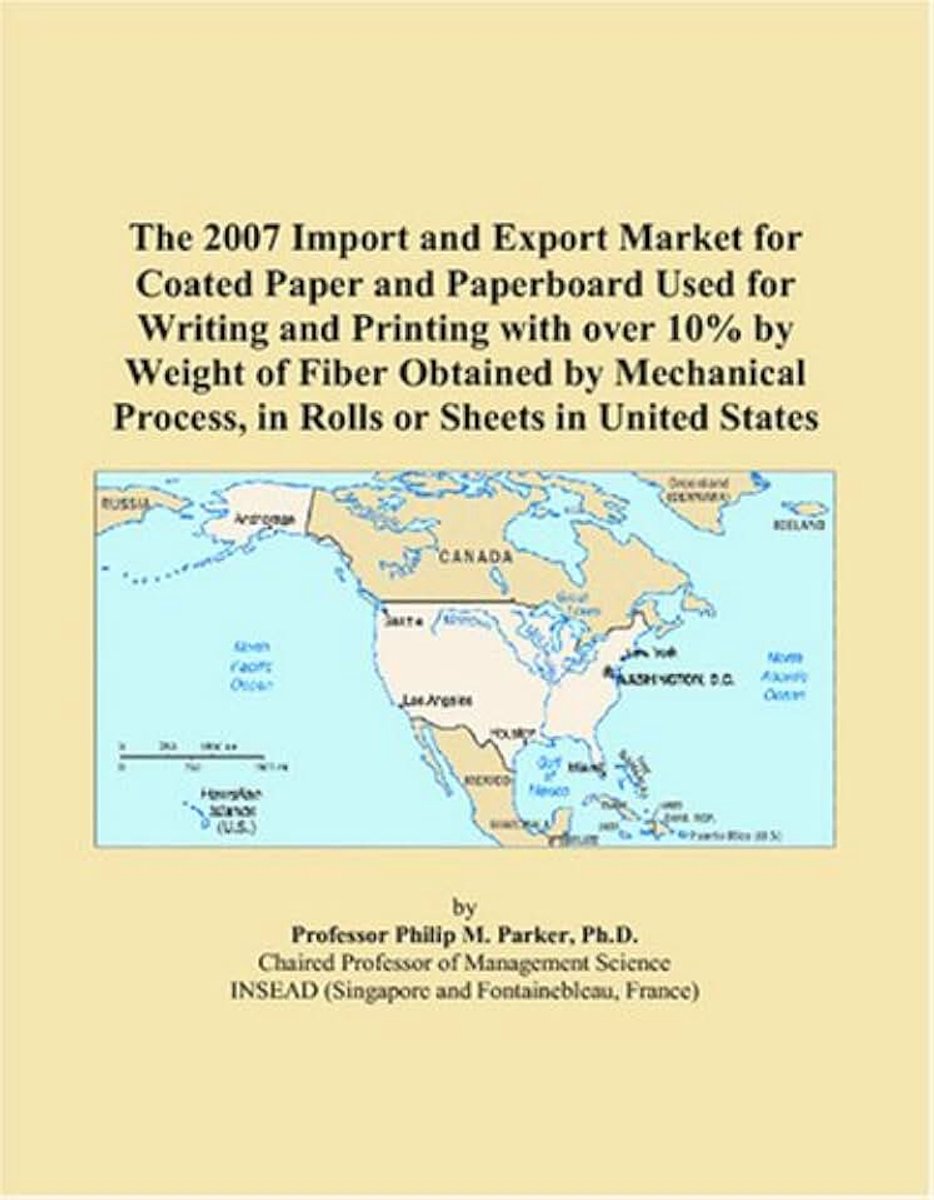 2007 Import and Export Market for Coated Paper and Paperboard Used for Writing and Printing with over 10% by Weight of Fiber Obtained by Mechanical Process, in Rolls or Sheets in United States