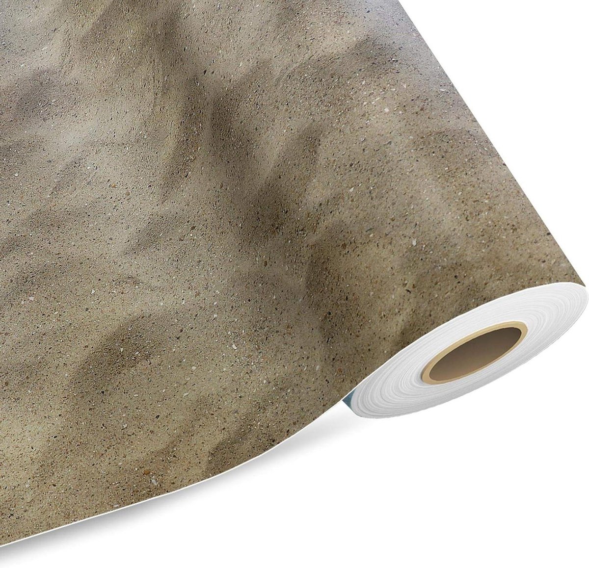 Vinyl vloerbedekking - CV vloer - Woning inrichten - 3D structuur - 200x500 cm - Zandkleur