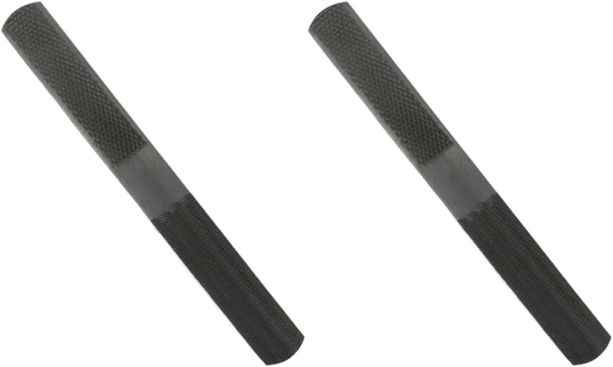 Stalen Vijl Set - Handvijl - Oppervlakken Bewerken - Vier Functies - 8 Inch - Grijs
