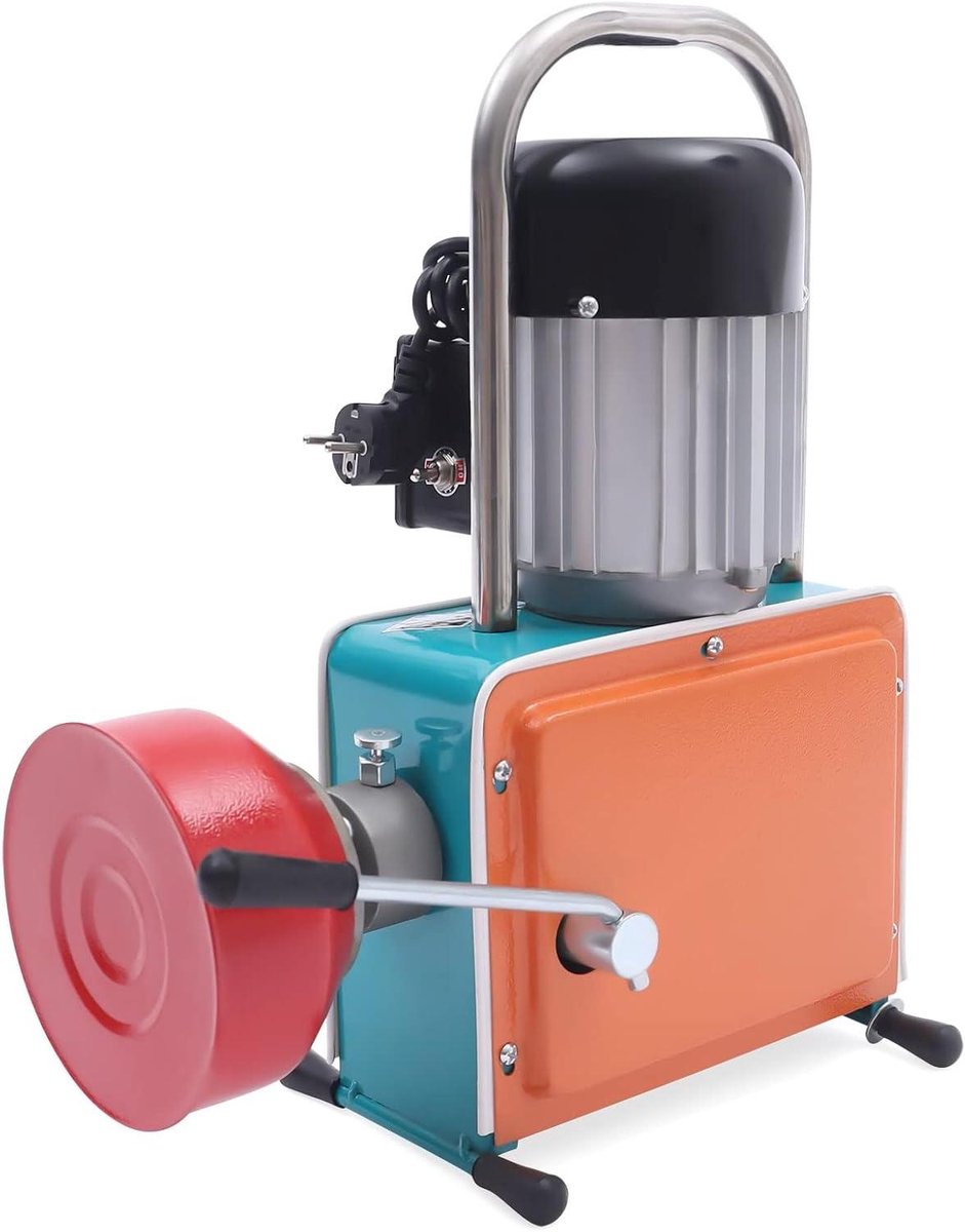 Afvoerreiniger - Rioolreiniger - Verstoppingen Verhelpen - 1000W Koperen Motor - 20 Meter - Oranje