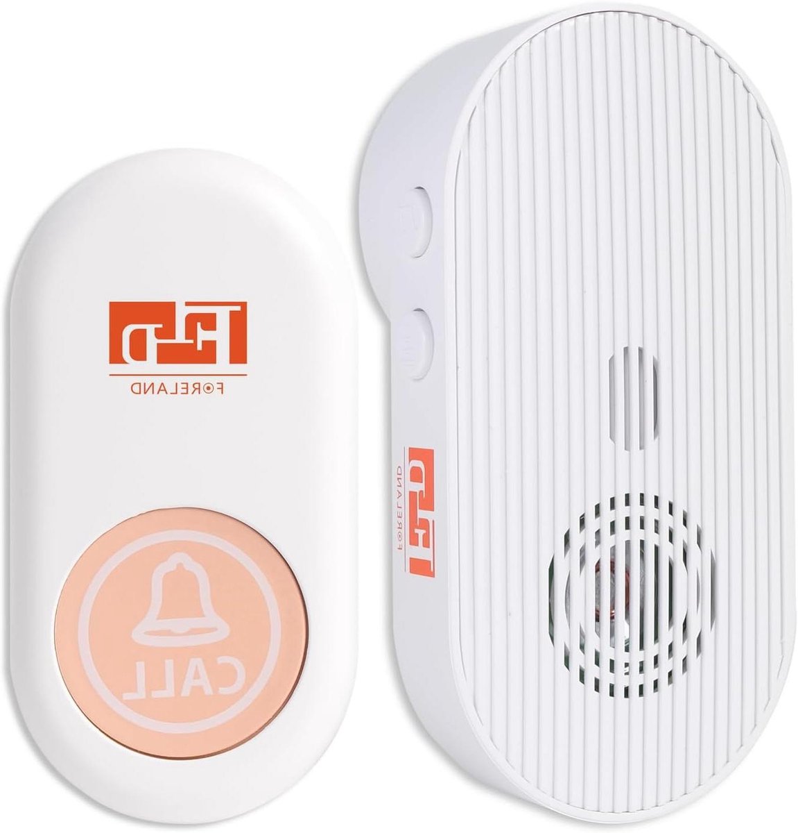 Draadloze Deurbel - Bel Systeem - Bezoekers Ontvangen - 500 Voet Bereik - 110 dB Volume - Wit