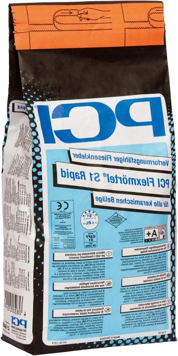 Flexibele Tegellijm - Mortel Snel - Vastzetten Tegels - Snelle Uitharding - 5 Kilogram - Grijs