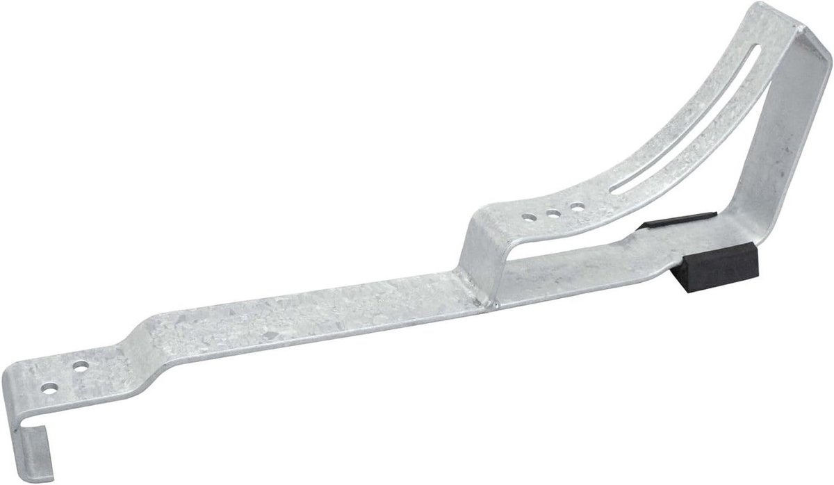 Looprooster steun - Daksteun rooster - Veilig dakonderhoud - EPDM bescherming - 485cm - Zilver