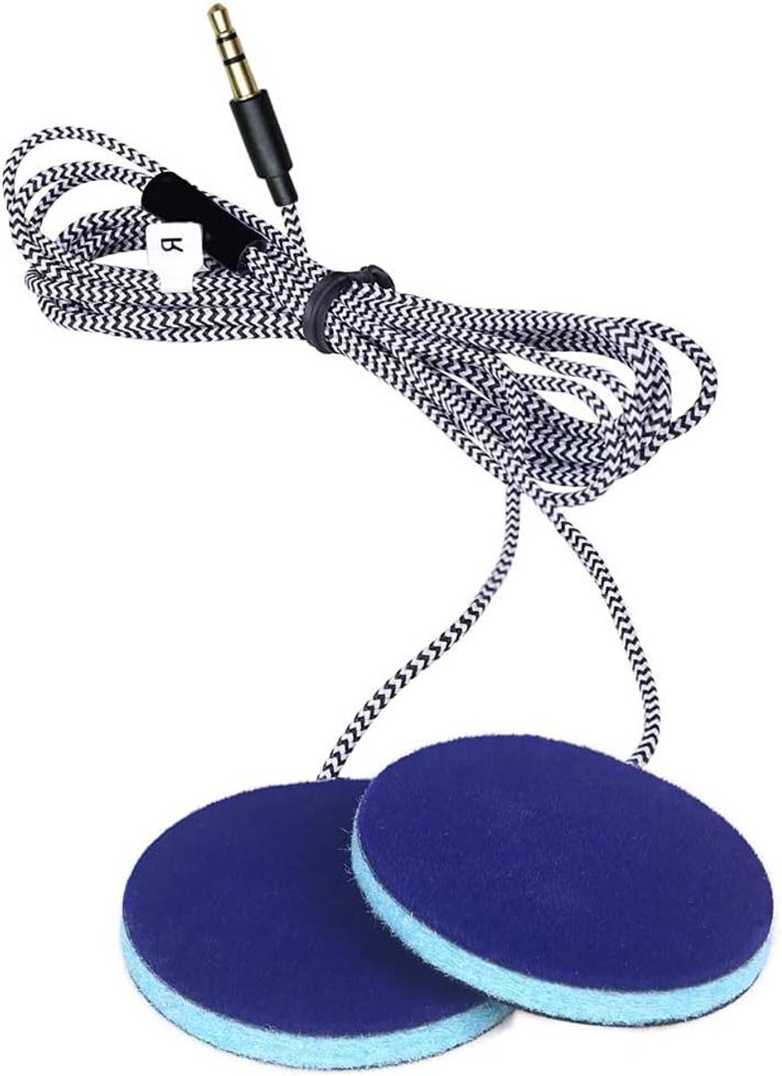 Kussen Speakers - Hoofdtelefoon Vervanging - Ontspannen Luisteren - Ultra Dunne Luidsprekers - 3mm Dik - Zwart