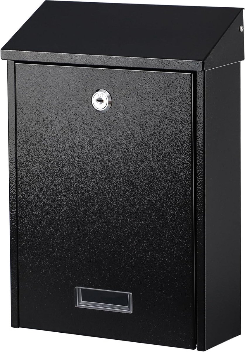 Brievenbus met slot - Brievenbus muur Postbus - Post ontvangen - Met kijkvenster - 30 x 20 x 10 cm