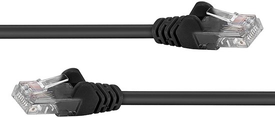 Patchkabel UTP RJ45-RJ45 Cat6 0, 25m zwart — afbeelding 2