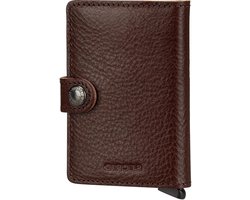 Secrid Miniwallet - Kaarthouder Portemonnee - Veilig Kaarten Bewaren - Aluminium Kaartbeschermer - 10 x 6.5 cm - Espresso Bruin