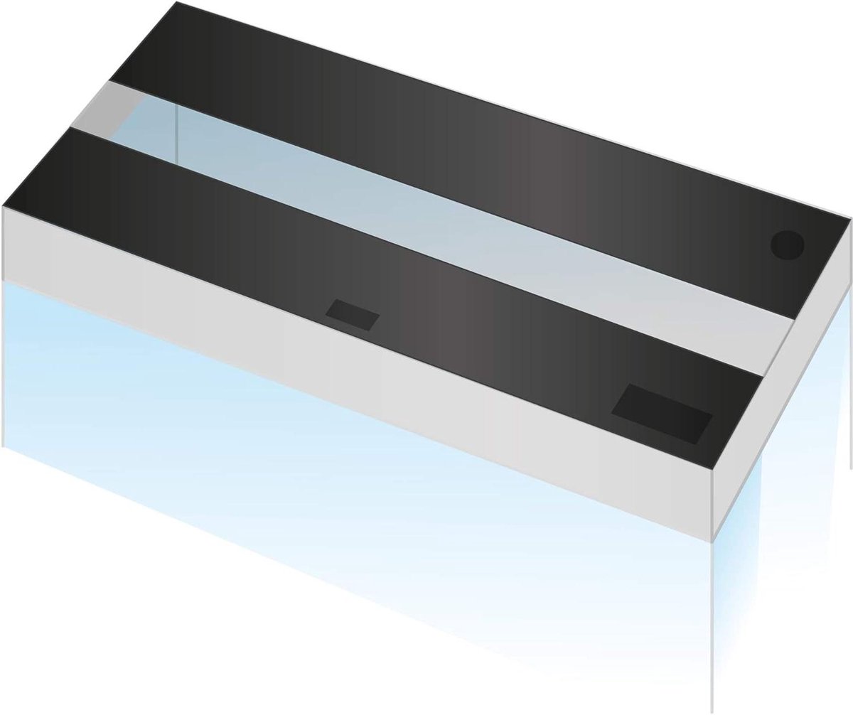 Aquarium Kleppenset - Afdekplaten Aquarium - Aquarium Afdekken - Met Voerautomaat Opening - 42 x 122 cm - LAD