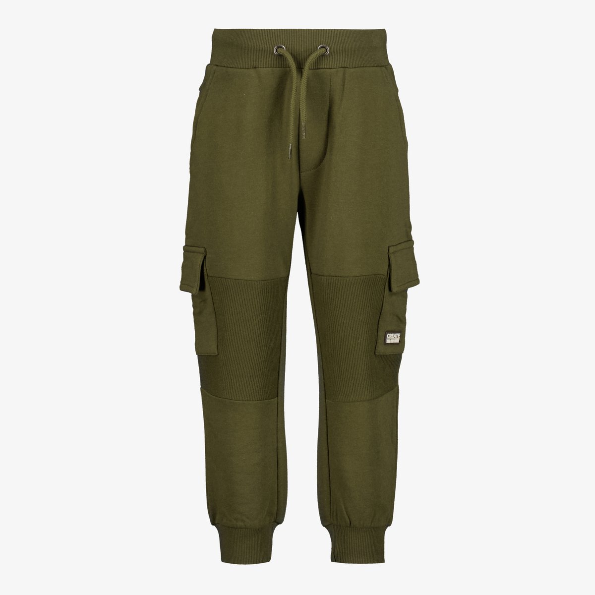 Unsigned jongens cargo jogginbroek groen - Maat 98/104
