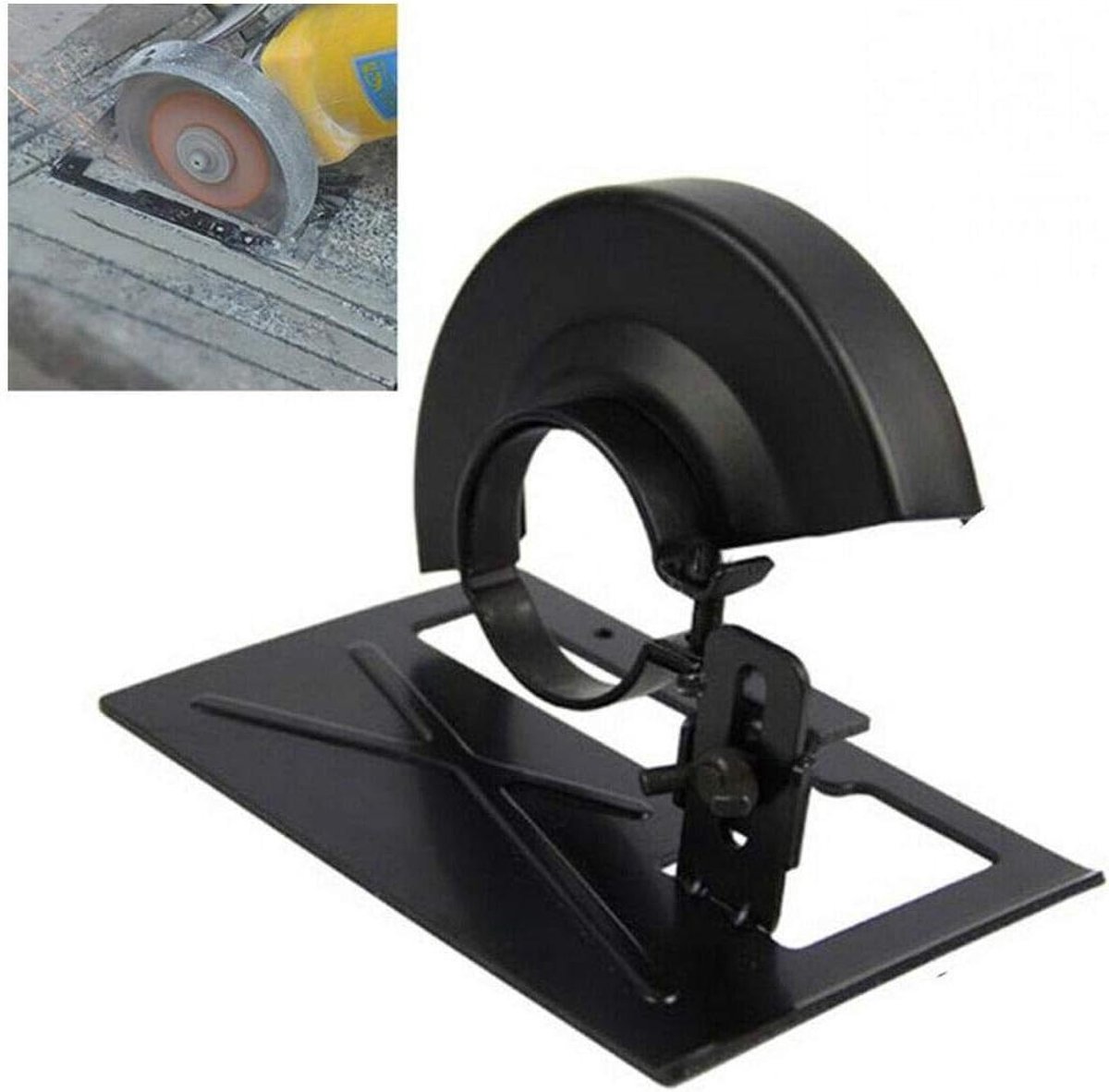 Haakse Slijper Conversie Tool - Slijper Houder Protector - Houtbewerking DIY - Verstelbaar 20-30mm