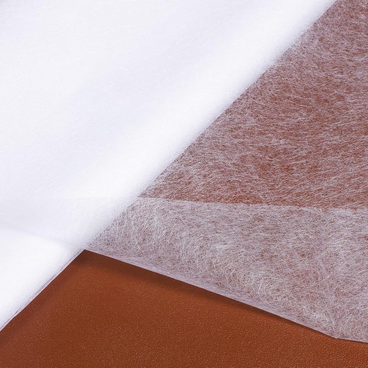 Strijkvlies Stukken - Opstrijkbaar Vlies - Kleding Versterken - Flexibele Grip - 50 x 100 cm - Wit