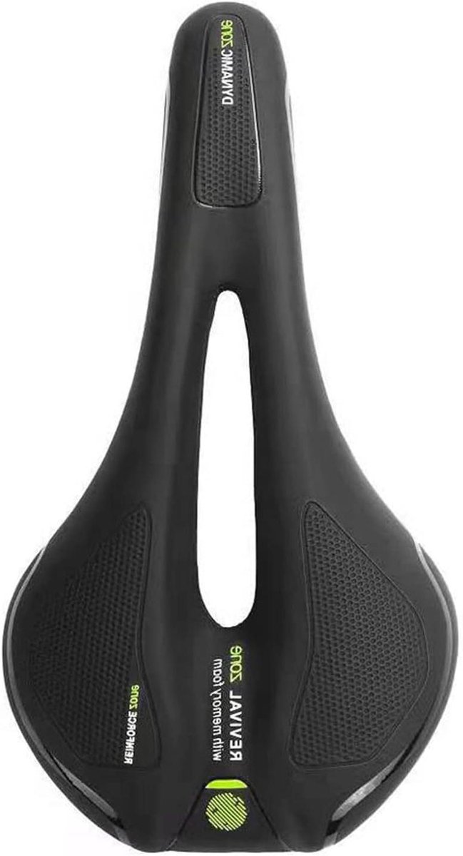 Fietszadel - Fietsstoeltje Zadel - Comfortabel Fietsen - Schokbestendig Ergonomisch Ontwerp - Universeel - Groen