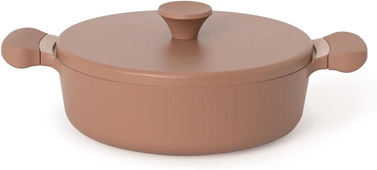Aluminium Koekenpan - Koekenpan met anti-aanbaklaag - Koken en Bakken - Gegoten Aluminium - Ø 26 cm - Zwart