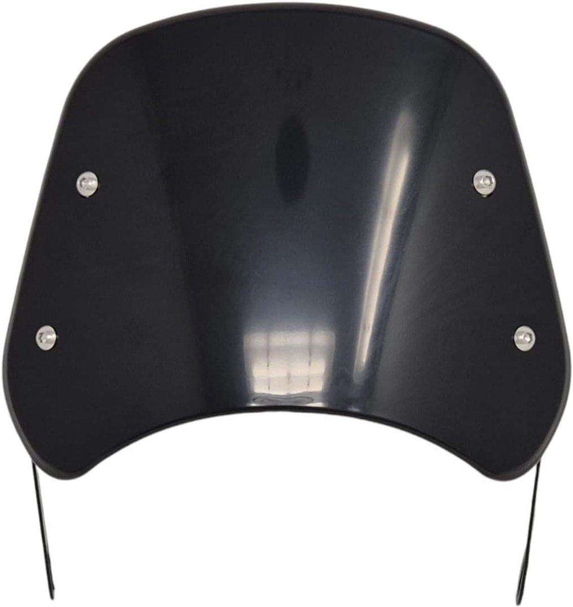Motorfiets Flyscreen - Windscherm Deflector - Motor Rijden - Universele Pasvorm - 5-8 Inch Koplamp - Zwart