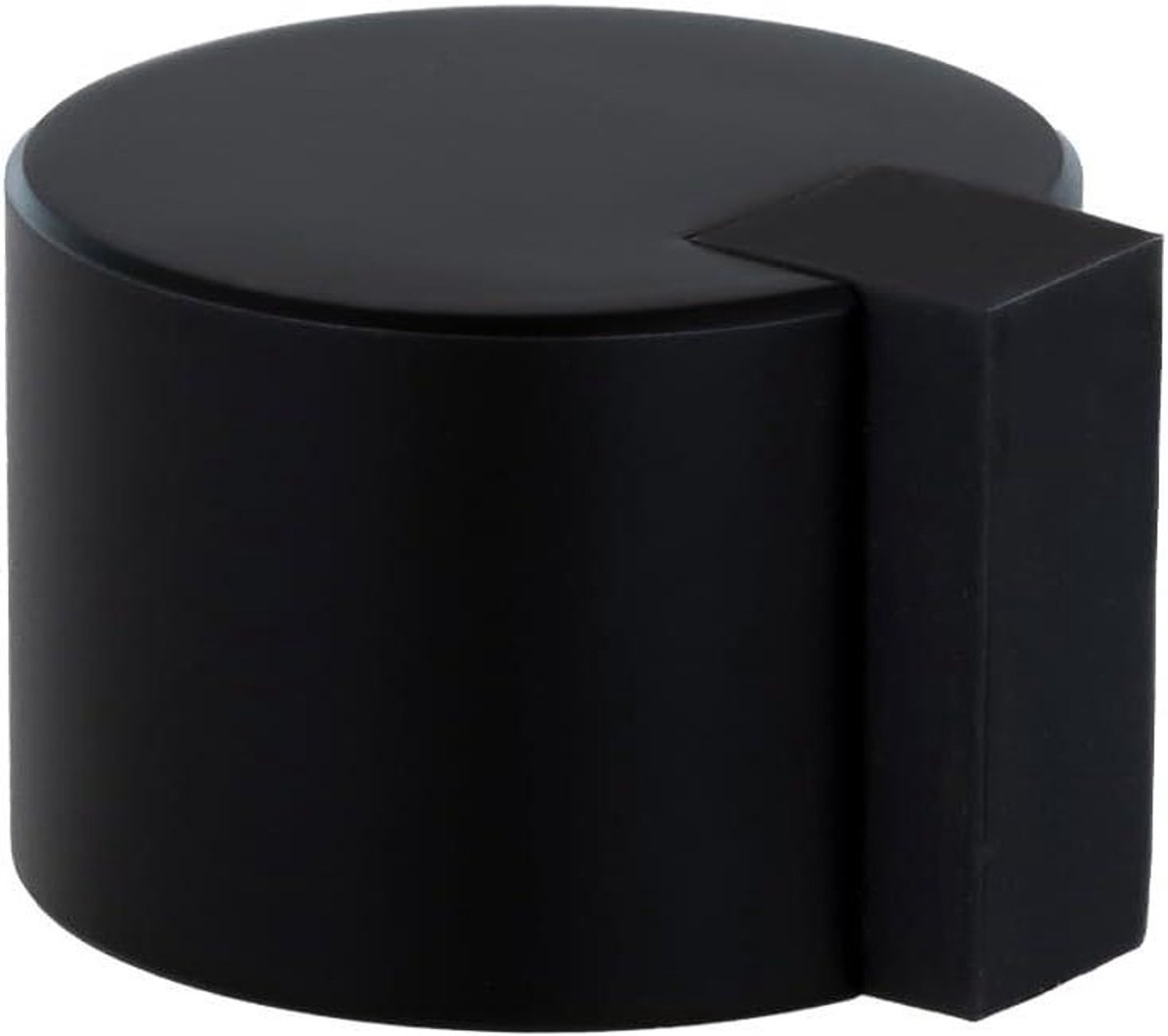 Deur Stopper - Vloerstopper Deur - Muren Beschermen - Zelfklevende Bevestiging - 28x28 mm - Zwart