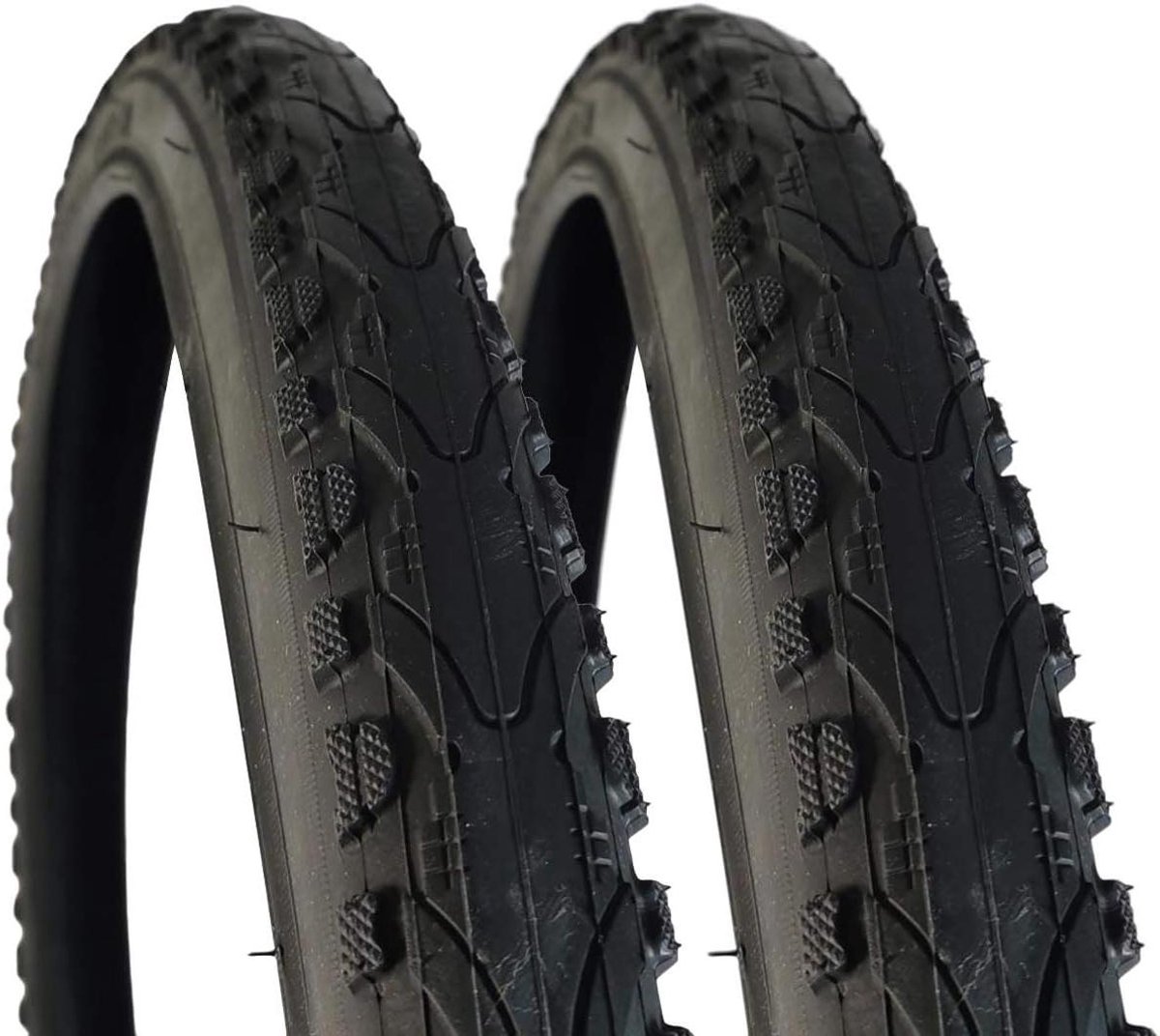 Fietsbanden 28 inch - MTB banden Draadbanden - Allround fietsen - Vlak loopvlak lage rolweerstand - 28 x 1.50 - Zwart