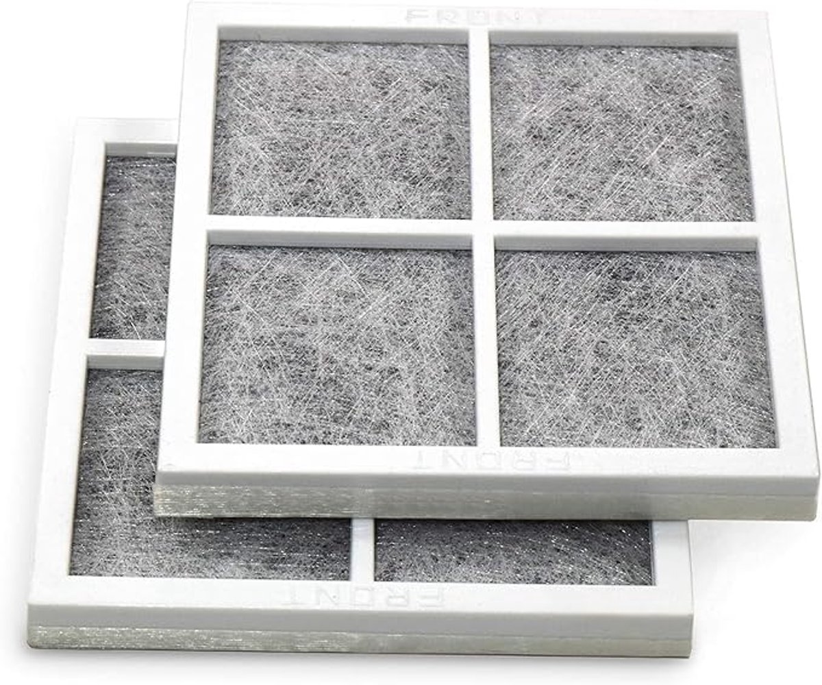 2 stuks luchtfilter geschikt voor LG LT120F LFCS31626S 32945ST C24726S LFXS30726B LFXS30726S LFXS30726W LMXC23746D LSFD2491ST koelkast-Stijl 1