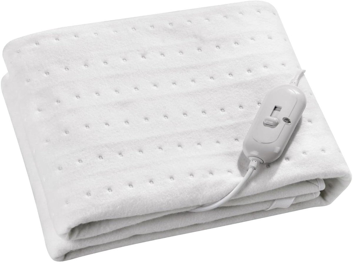 Elektrische Bedwarmer - Verwarmde Deken - Comfort en Ontspanning - 3 Temperatuurinstellingen - Tweepersoons - Bedrukt