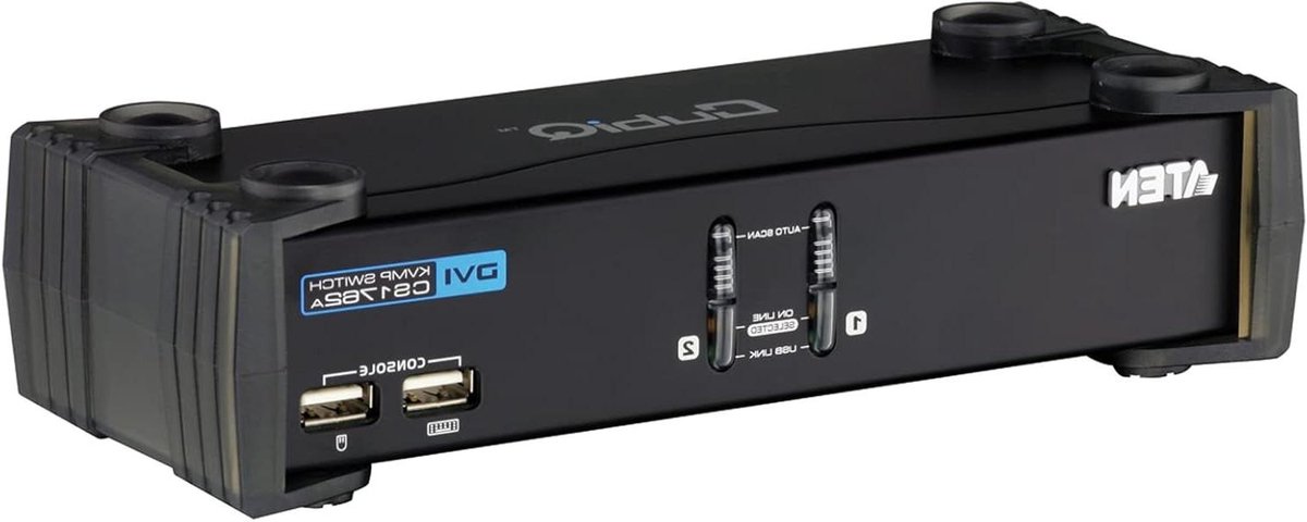KVM Switch - Computer Switch USB - Meerdere Computers Besturen - DVI USB Audio