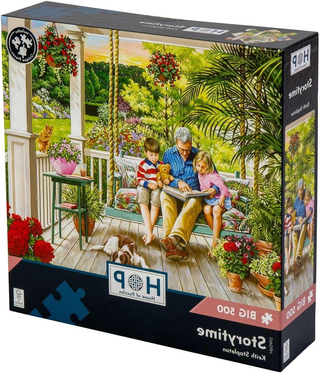 Grote Puzzel - Legpuzzel 500 stukjes - Ontspanning thuis - Uniek gevormde stukjes - 500 stukjes - Multicolor