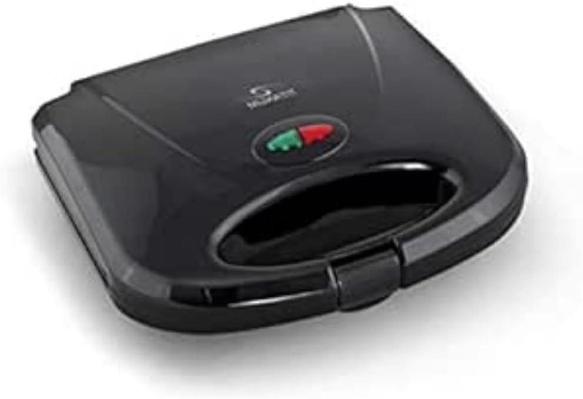 Tosti Apparaat - Sandwichmaker - Snacks Maken - Antiaanbaklaag - 24 x 22 x 9 cm - Zwart