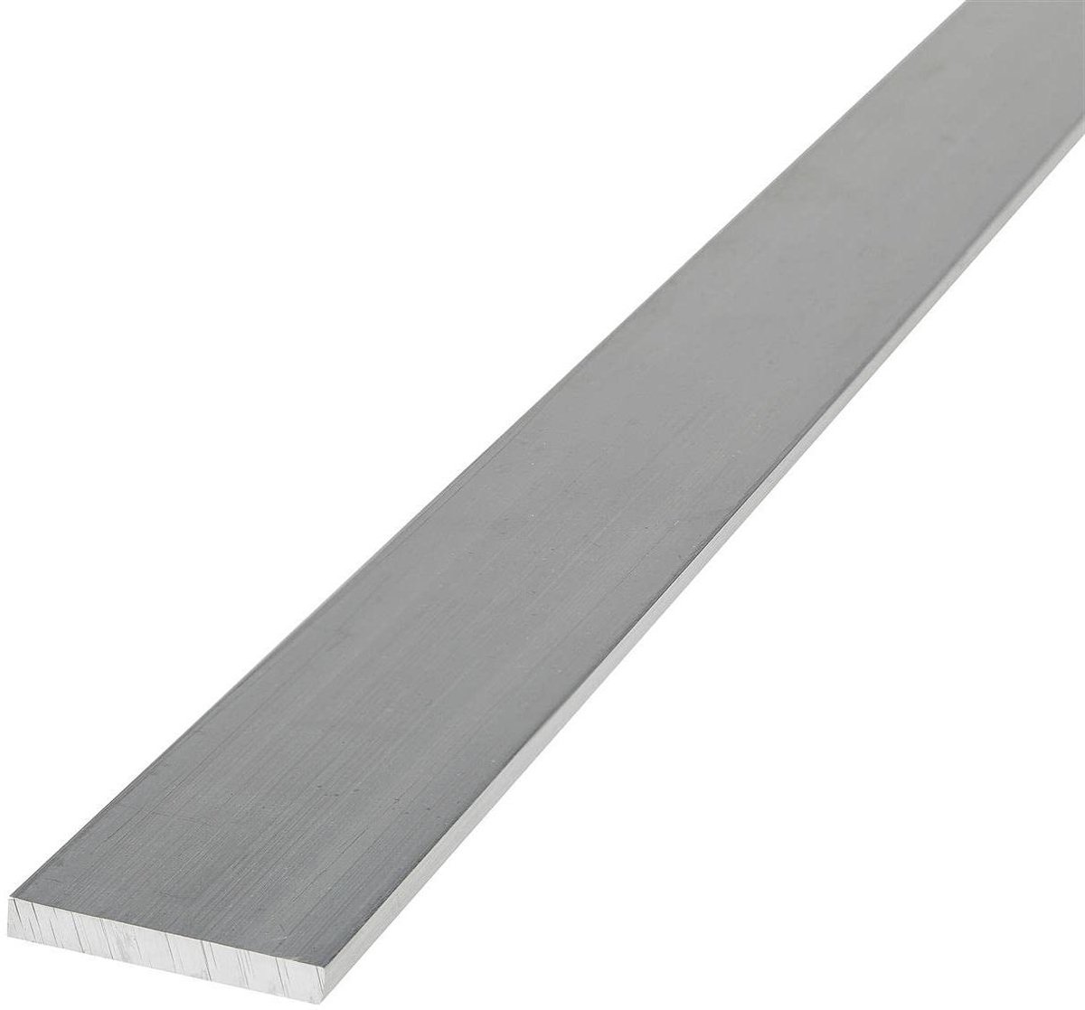 Aluminium Platte Stang - Aluminium Profiel - Metaalbewerking - Bewerkingsvriendelijk - 100 x 6 mm - Blank