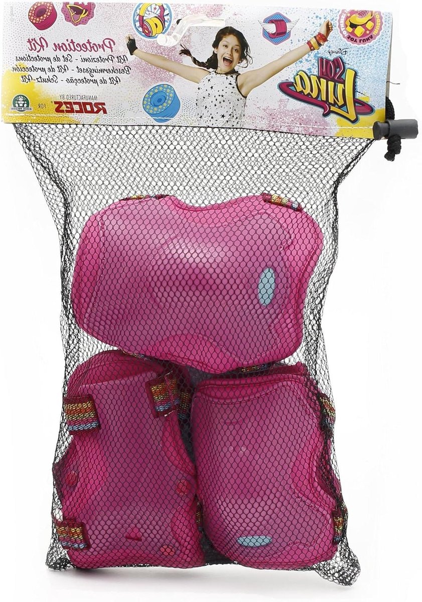 Beschermset Rolschaatsen - Roller Skate Beschermers - Veilig Skaten - Luna Stijl - 25 x 9 x 34 cm - Multicolor
