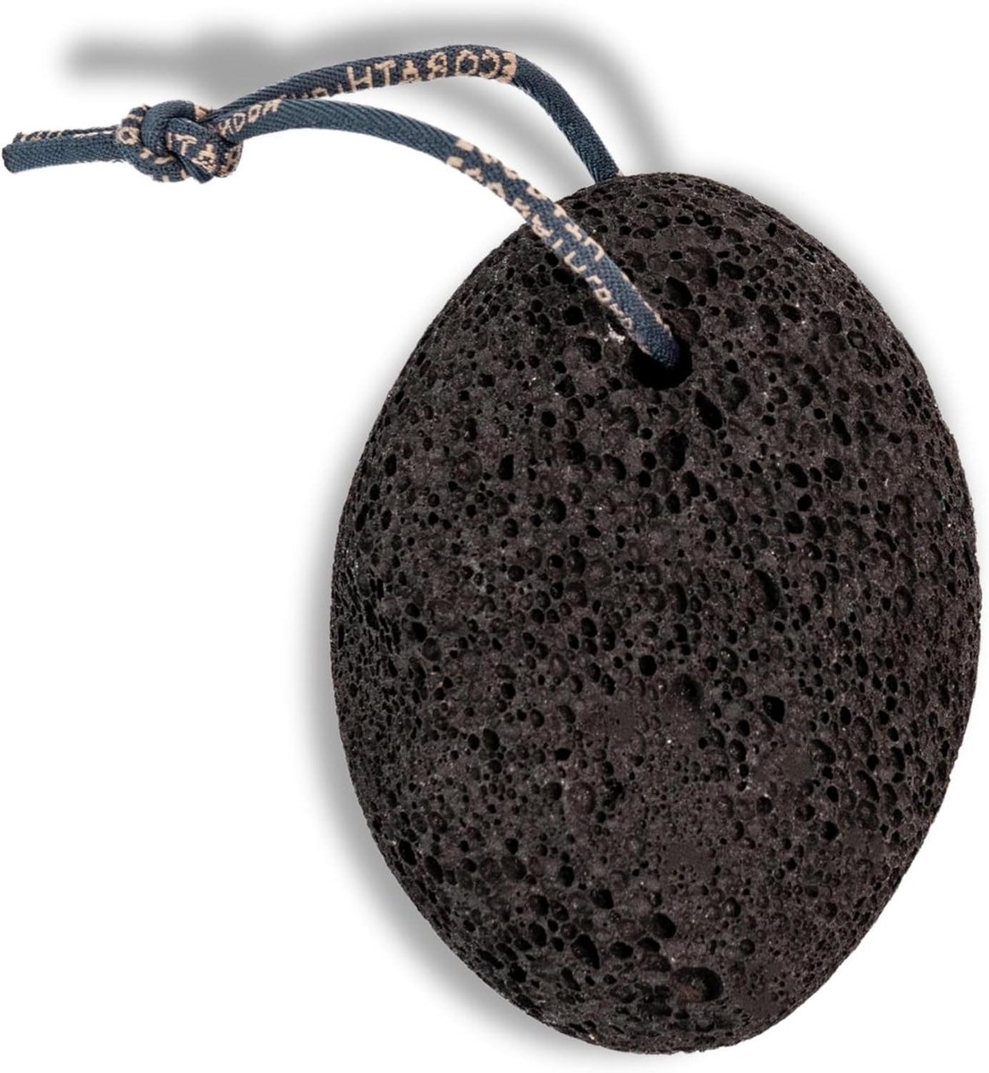 Natuurlijke puimsteen - Voetsteen exfoliator - Huid scrubben - Van vulkanisch gesteente - 100 g - Zwart