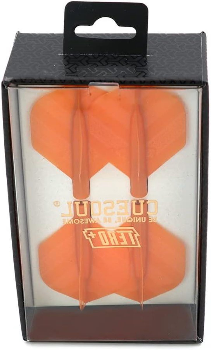 Dartvluchten Telescopisch Roterend - Dart Accessoires - Verbeteren Dartniveau - Dubbele Richting Stabiliteit - 4 Stuks - Oranje