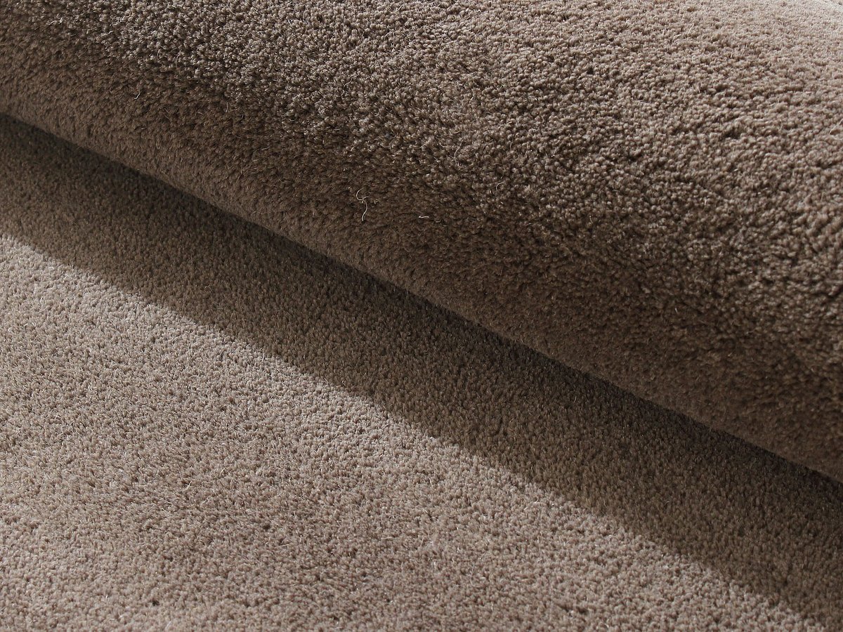 Vente-unique Organisch getuft vloerkleed 100% wol - 160 x 220 cm - Grijs - 2200g/m² - PRIOLA