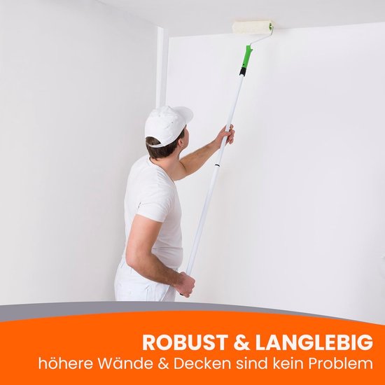 Telescoopstang voor verfroller 80-130 cm - Verlengstang voor schildergereedschap — afbeelding 3