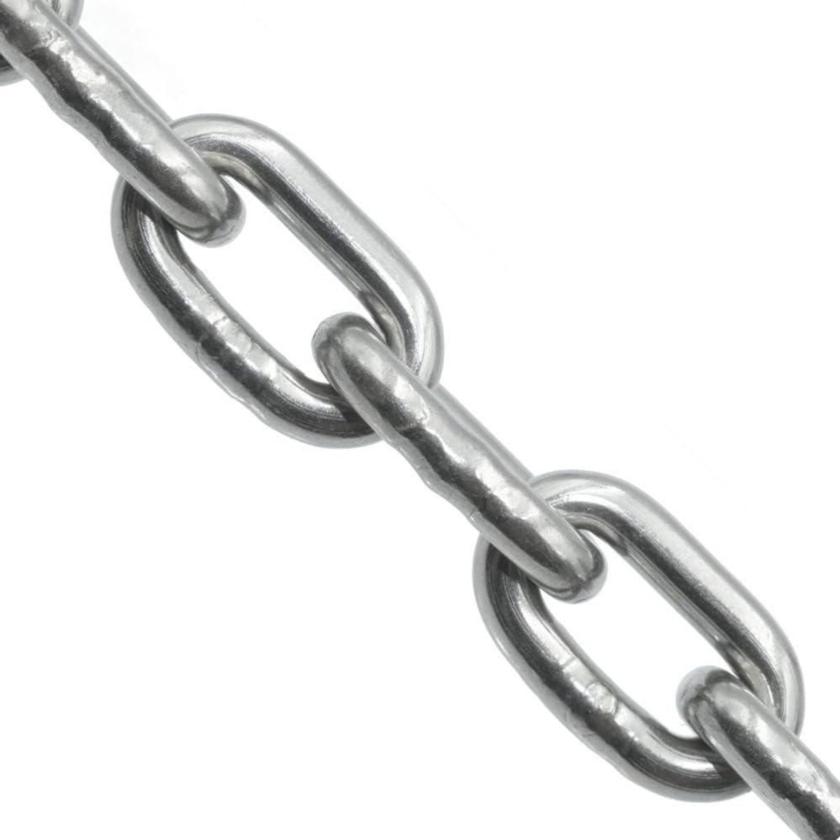 Stalen Ketting Verzinkt - Staal Ketting - Voorwerpen Ophangen - DIN5685A Norm - 5mm / 5m - Zilverkleurig