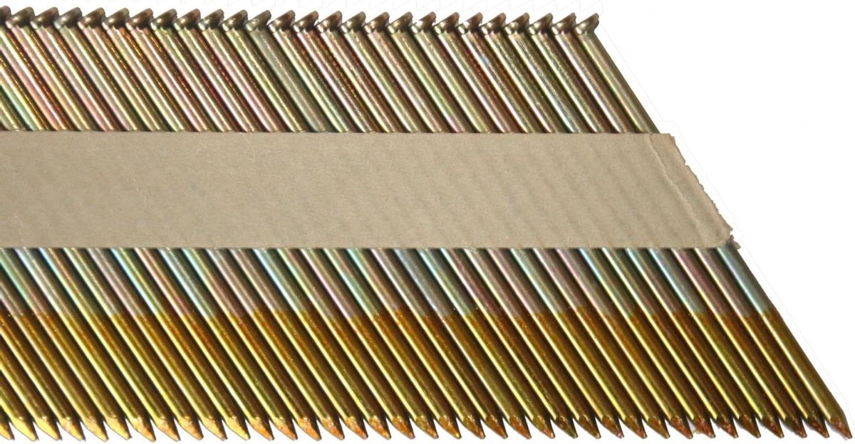 D-head strips - Nagels Spijkers - Bevestigen van hout - Gegalvaniseerd - 60 mm 2000 stuks - Zilver