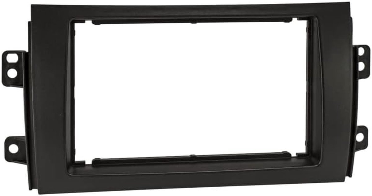 Radio paneel - Voorpaneel frame - Auto interieur - Specifieke pasvorm - 2 DIN - Zwart