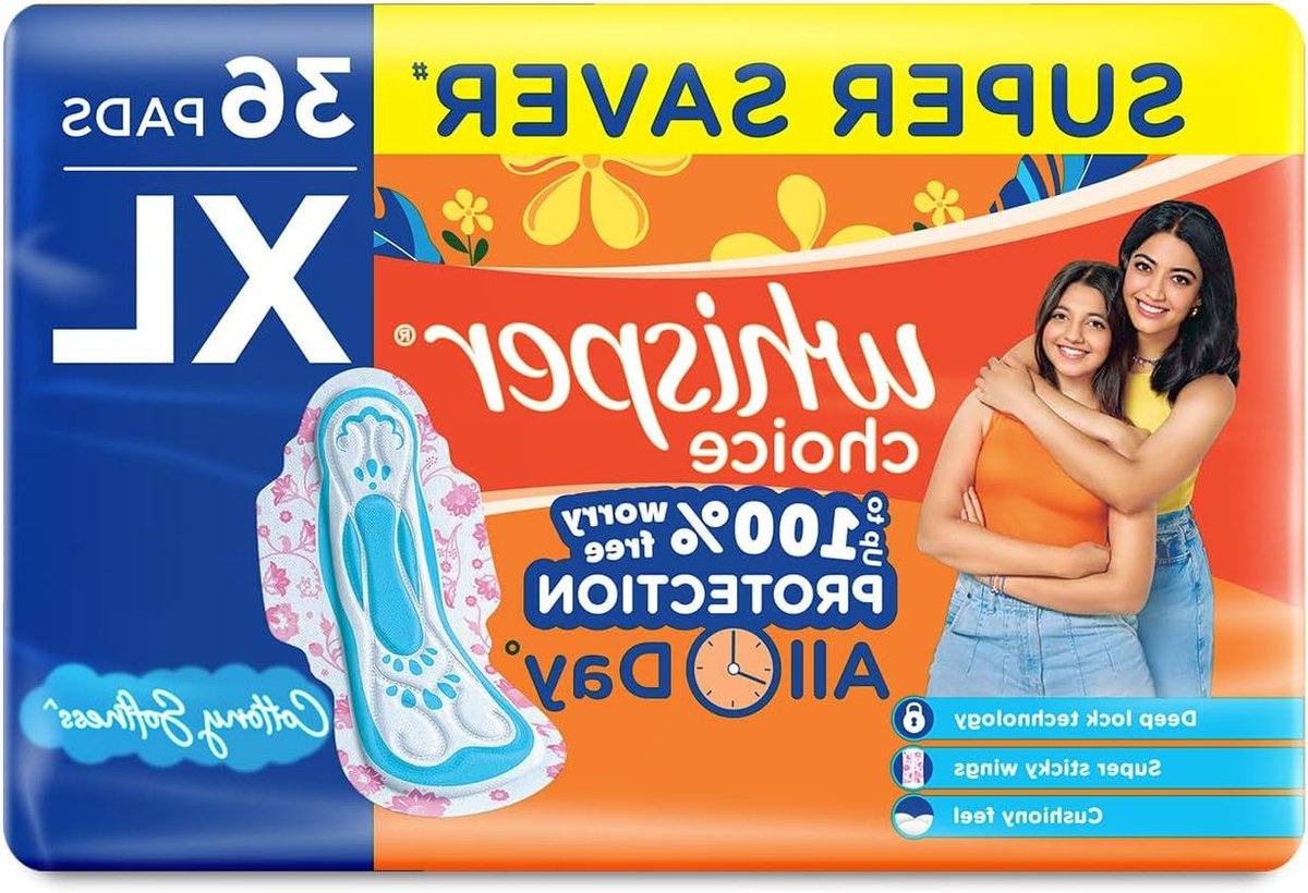 Maandverband XL - Inlegkruisjes Dames - Bescherming Tegen Lekkage - Tot 100% Vlekbescherming - 28 cm Lang - Wit