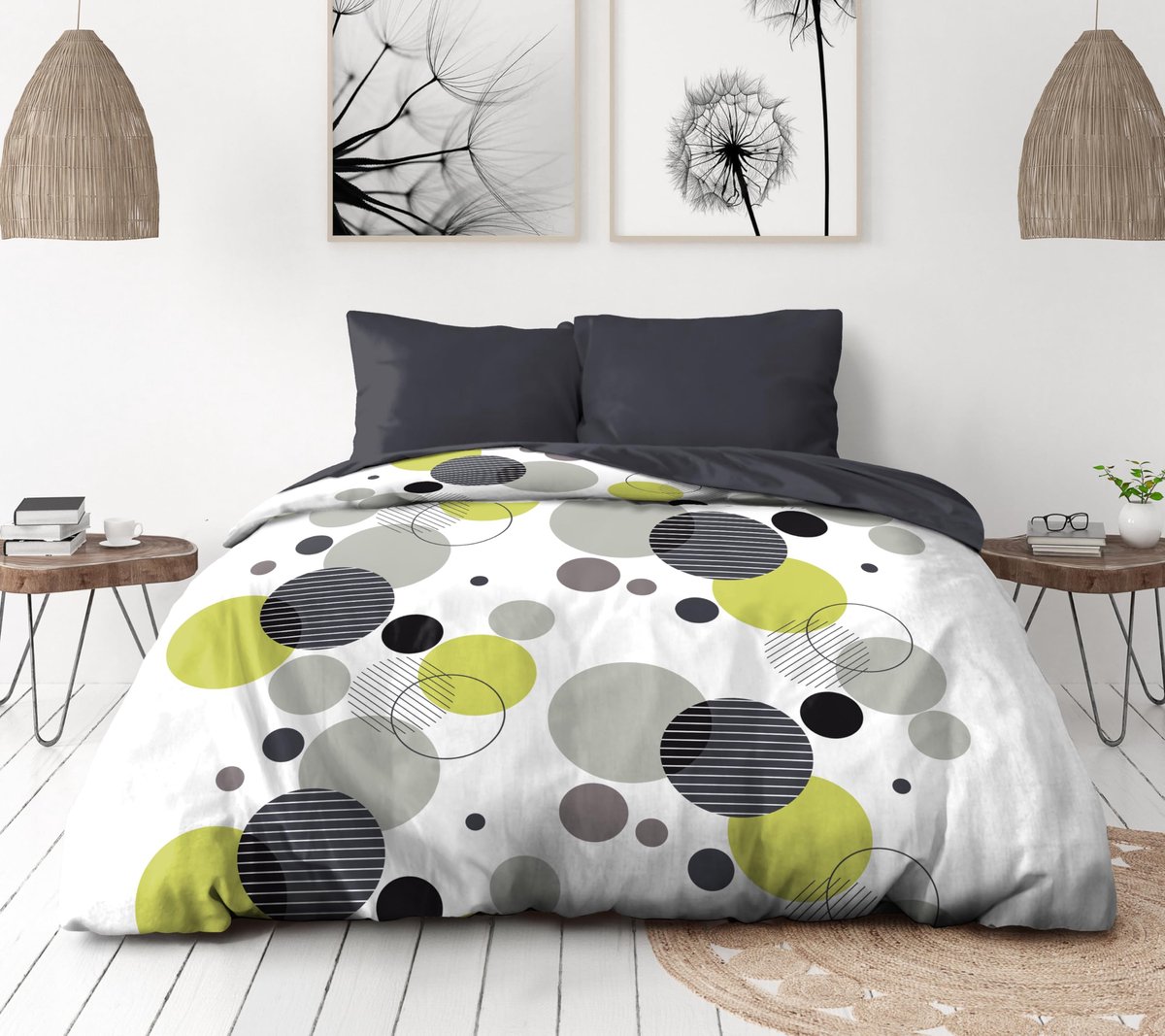 Dekbedovertrekset, 220 x 240 cm, bubbels de REVES