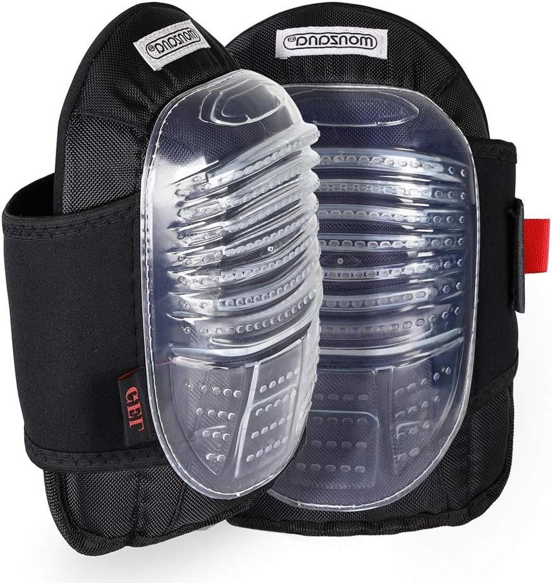Kniebeschermers - Werkkussen Knie - Bescherming bij Klussen - Gel Kussen - 2 stuks - Zwart