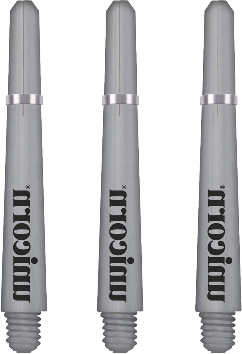 Dartshafts Gripper 4 Mirage - Dartpijltjes Accessoires - Darts Spelen - Polycarbonaat Grip - Ultra Short - Smoke