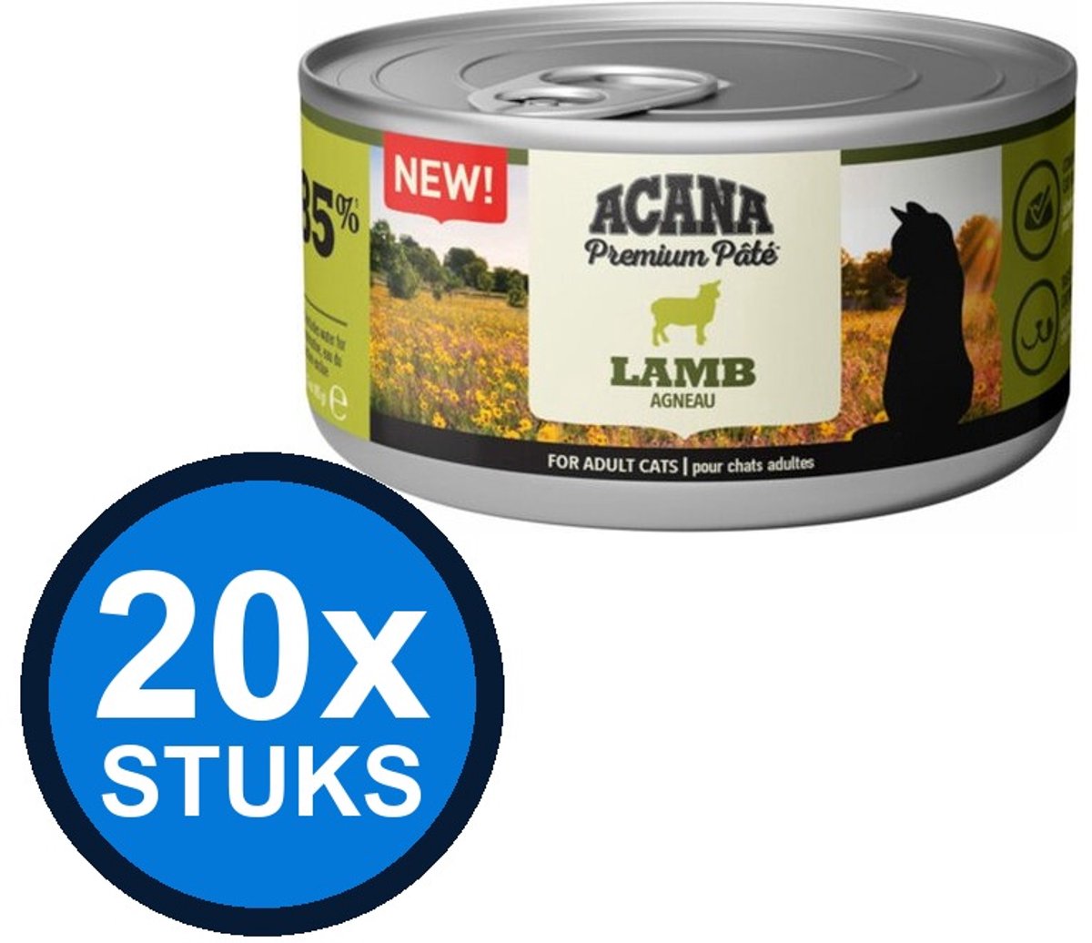 Acana Acana - Premium Pate Cat Lamb - Kattenvoer Natvoer - 85 g