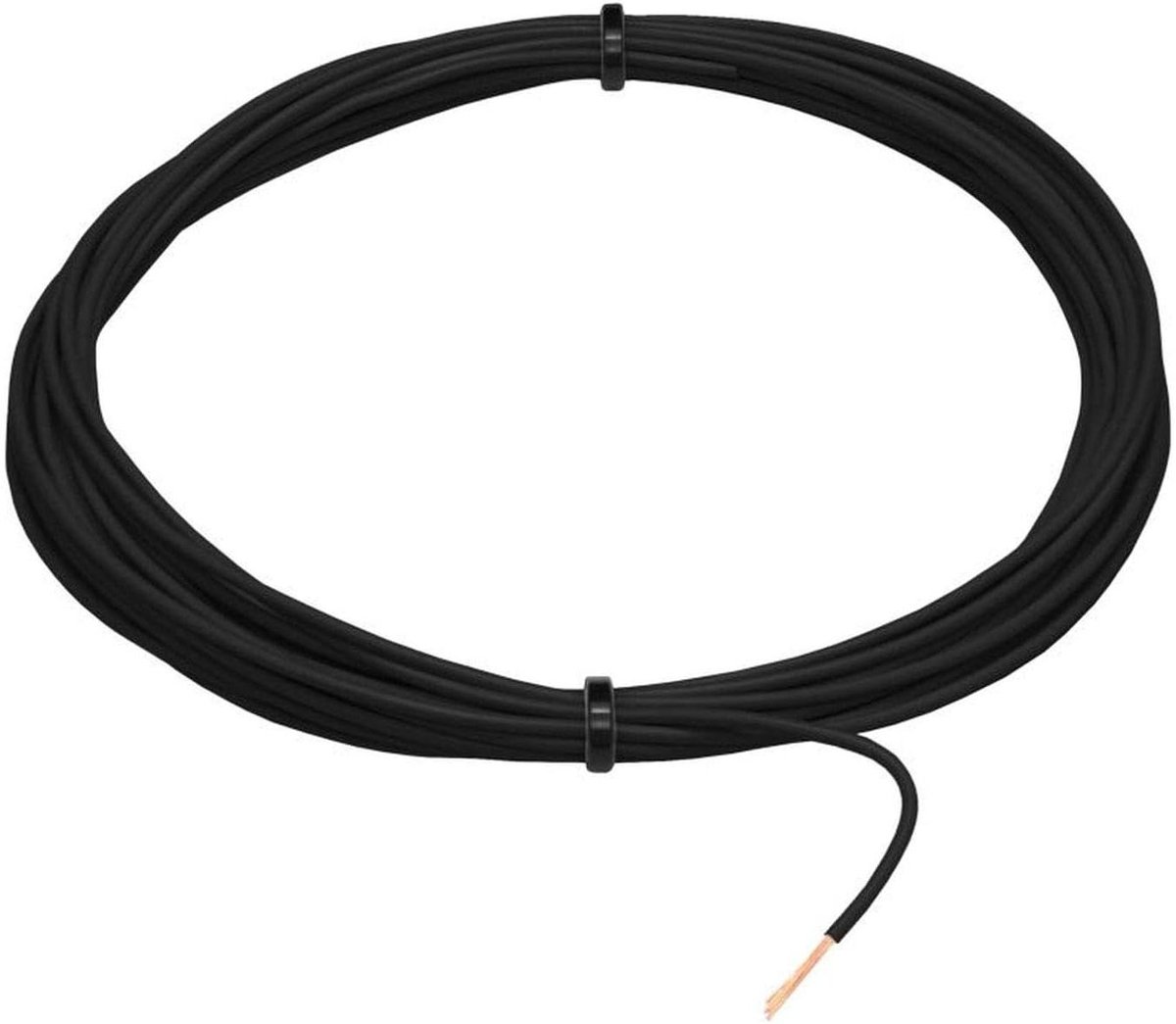 Voertuigkabel - Autokabel Stroomkabel - Bedrading Repareren - Vlamvertragend Waterdicht - 5m 075mm - Zwart
