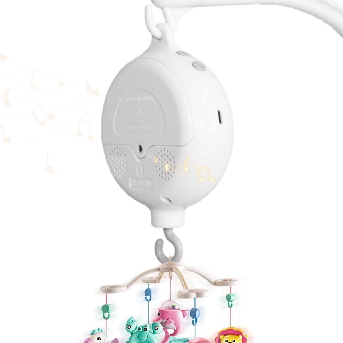 Baby Mobile Muziekdoos - Bedbel Muziekbox - Baby Slaap Kalmeren - 35 Melodieën - 152 x 103 x 42 cm