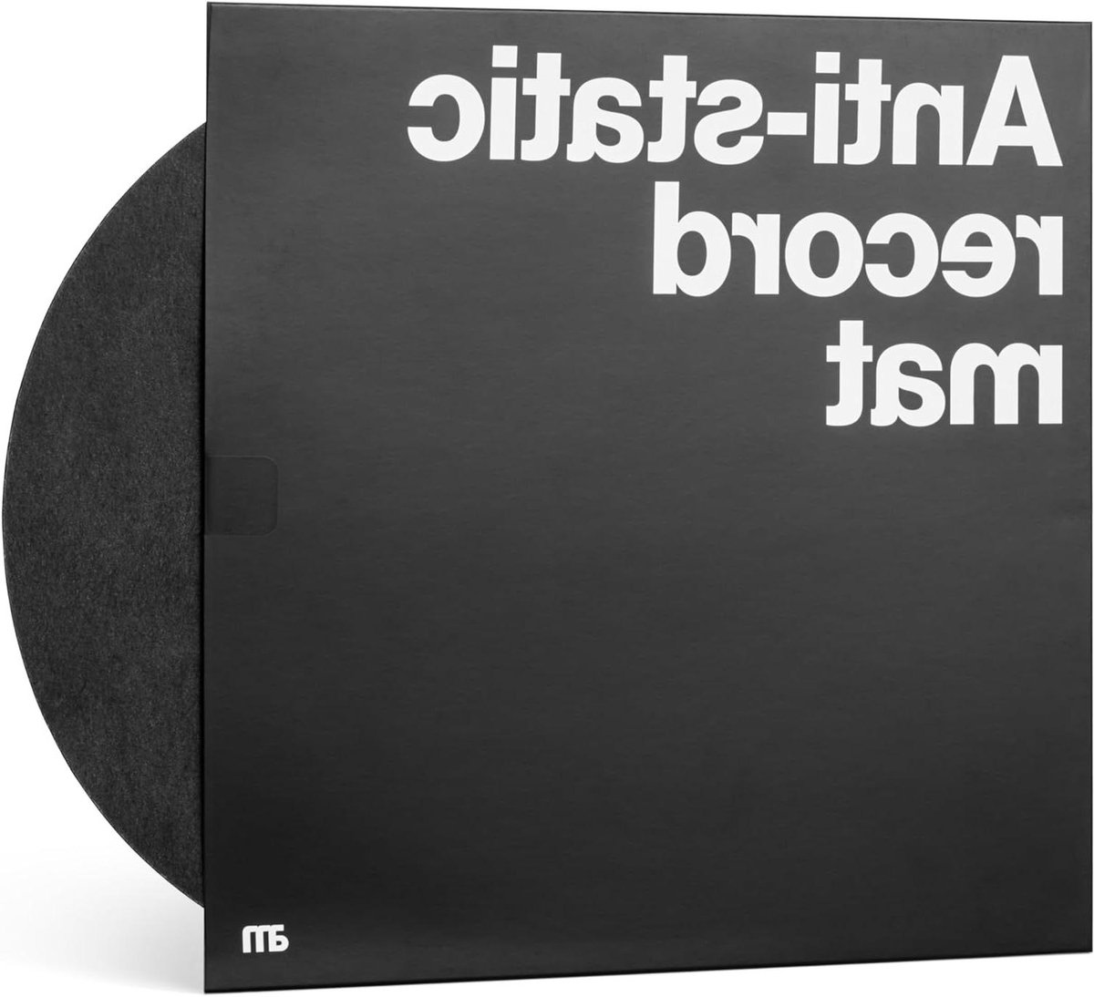 Draaitafel Slipmat - Platenspeler Mat - Geluid Verbeteren - Koolstofvezel Vilt - 30 cm - Zwart