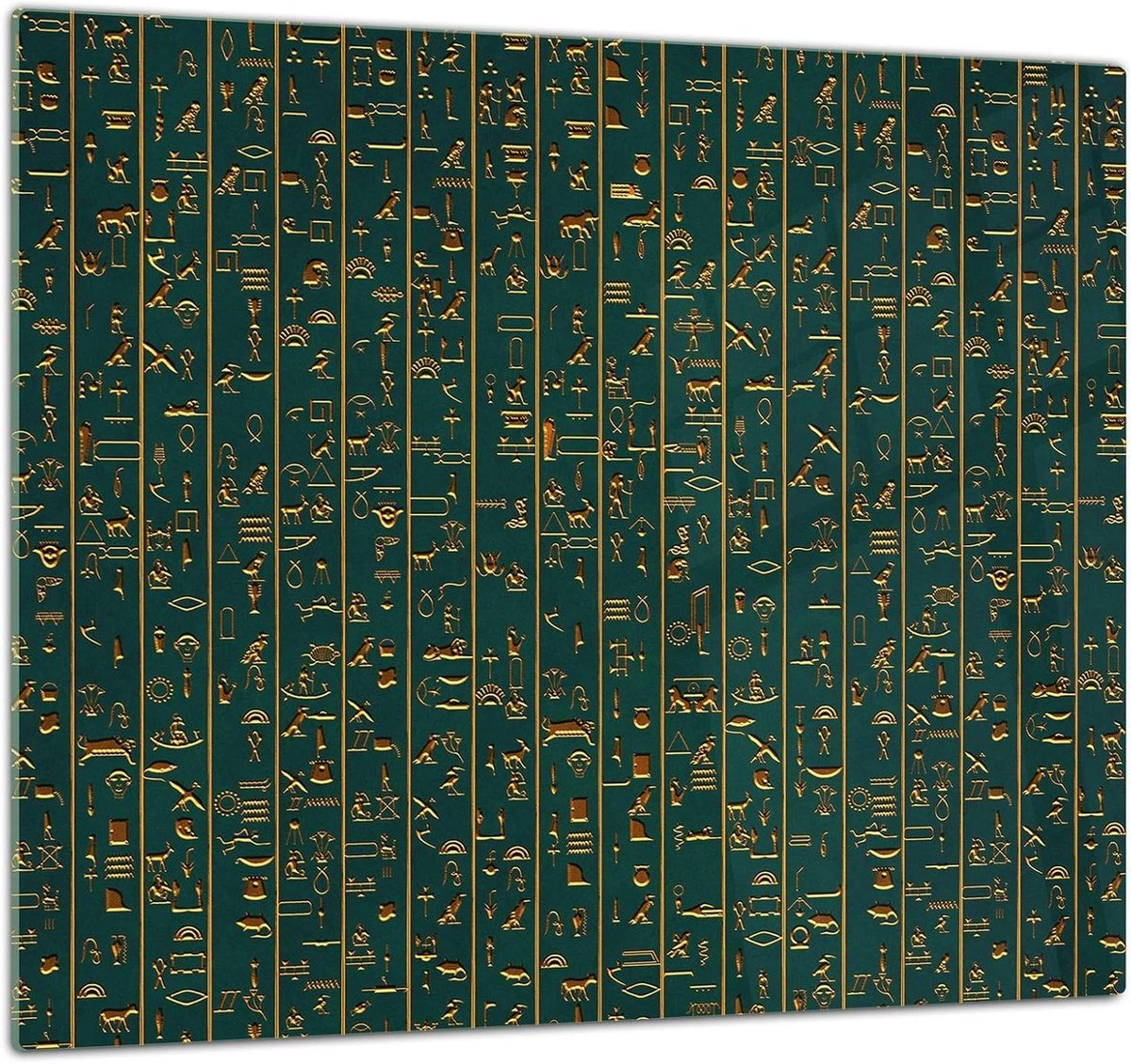 Glazen Snijplank - Kookplaatafdekking Keukenbord - Keukenwerkblad Beschermen - Gehard Glas - 60 x 52 cm - Meerdere Ontwerpen