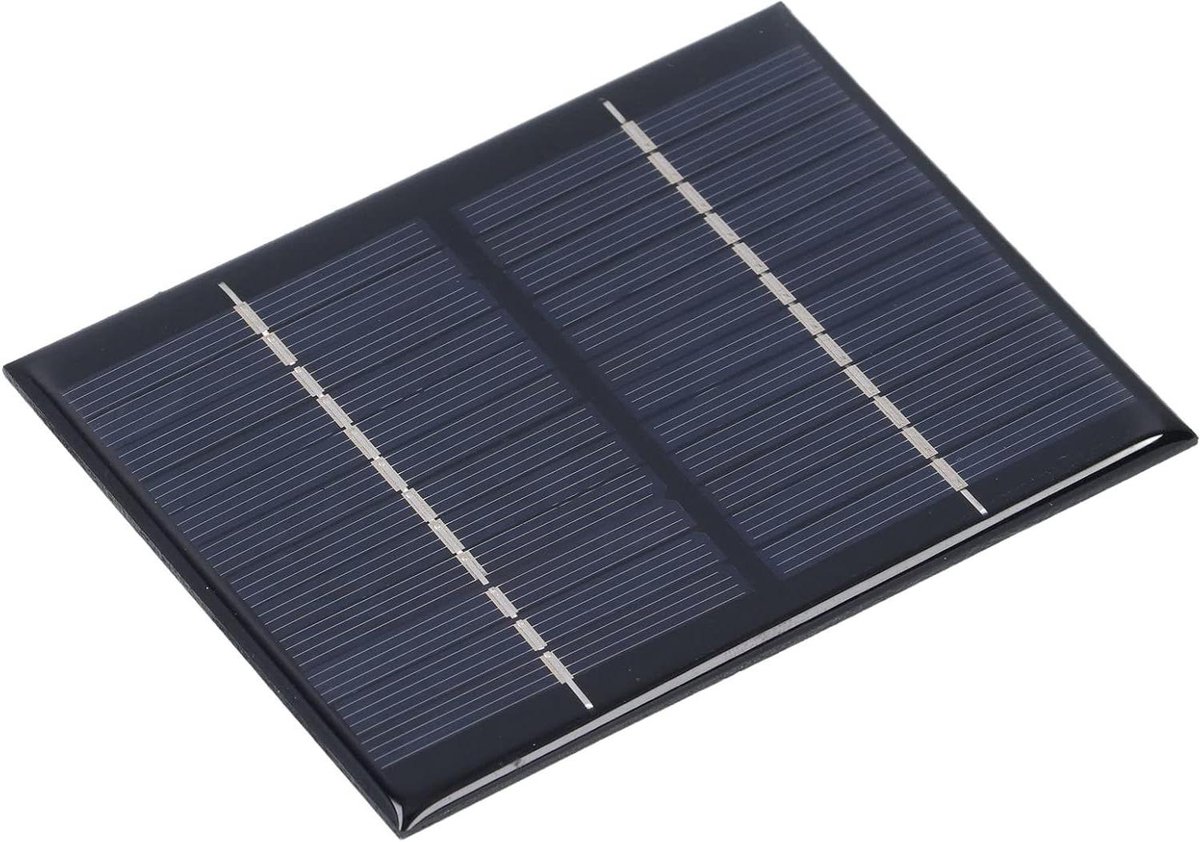 Zonnepaneel Waterdicht - Zonne-energie Paneel - DIY Projecten - Monokristallijn Silicium - 15 W - Zwart