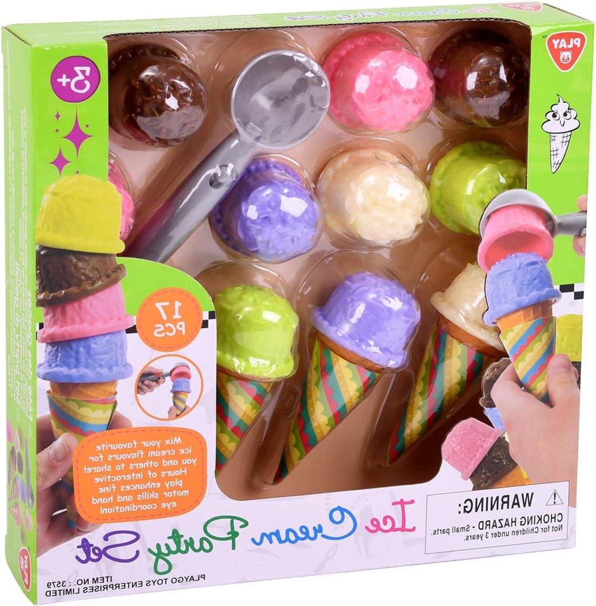 Ijsjes Maken - IJsmaker Speelgoed - Zomers Knutselen - Beste Kwaliteit - 25.5 x 25.5 cm - Multicolor