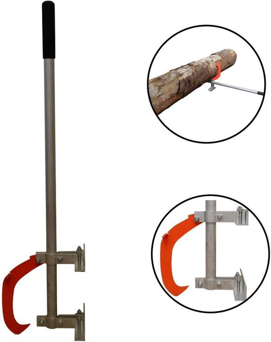 Houtklover Hefboom - Boomstam Roller - Stronken Zagen - Stabiele Voet - 122cm Handvat - Aluminium — afbeelding 3