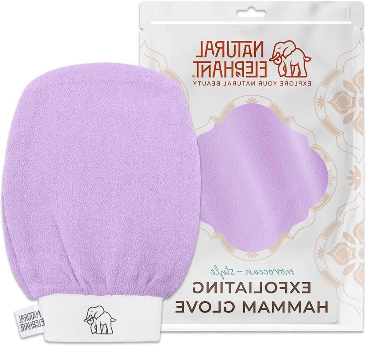 Natuurlijke Hamam Peeling Handschoen voor Gezicht en Lichaam – Effectieve Exfoliatie