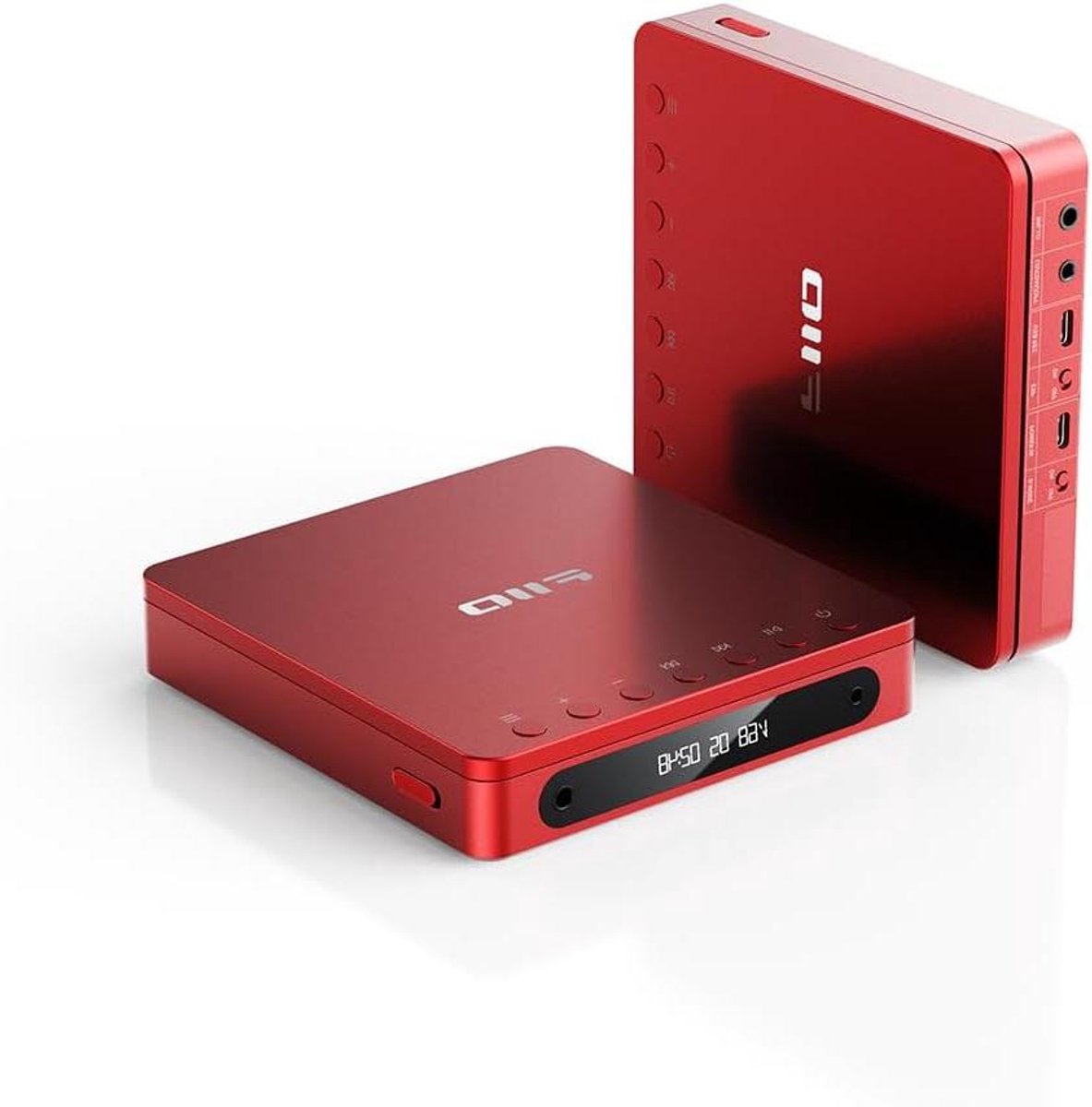 Draagbare CD Speler - Muziekspeler Audio Speler - Muziek Luisteren - USB Ripping Functie - Compact Formaat - Rood