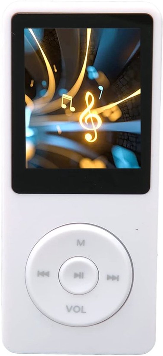 Store_8 - MP3 MP4-speler - Lossless HiFi - 30 uur speeltijd - Wit