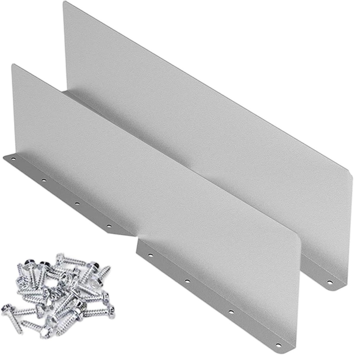Regenwater ombuiger - Dakgoot bescherming - Voorkomt waterschade - Duurzaam aluminium - 421 x 127 cm - Aluminium